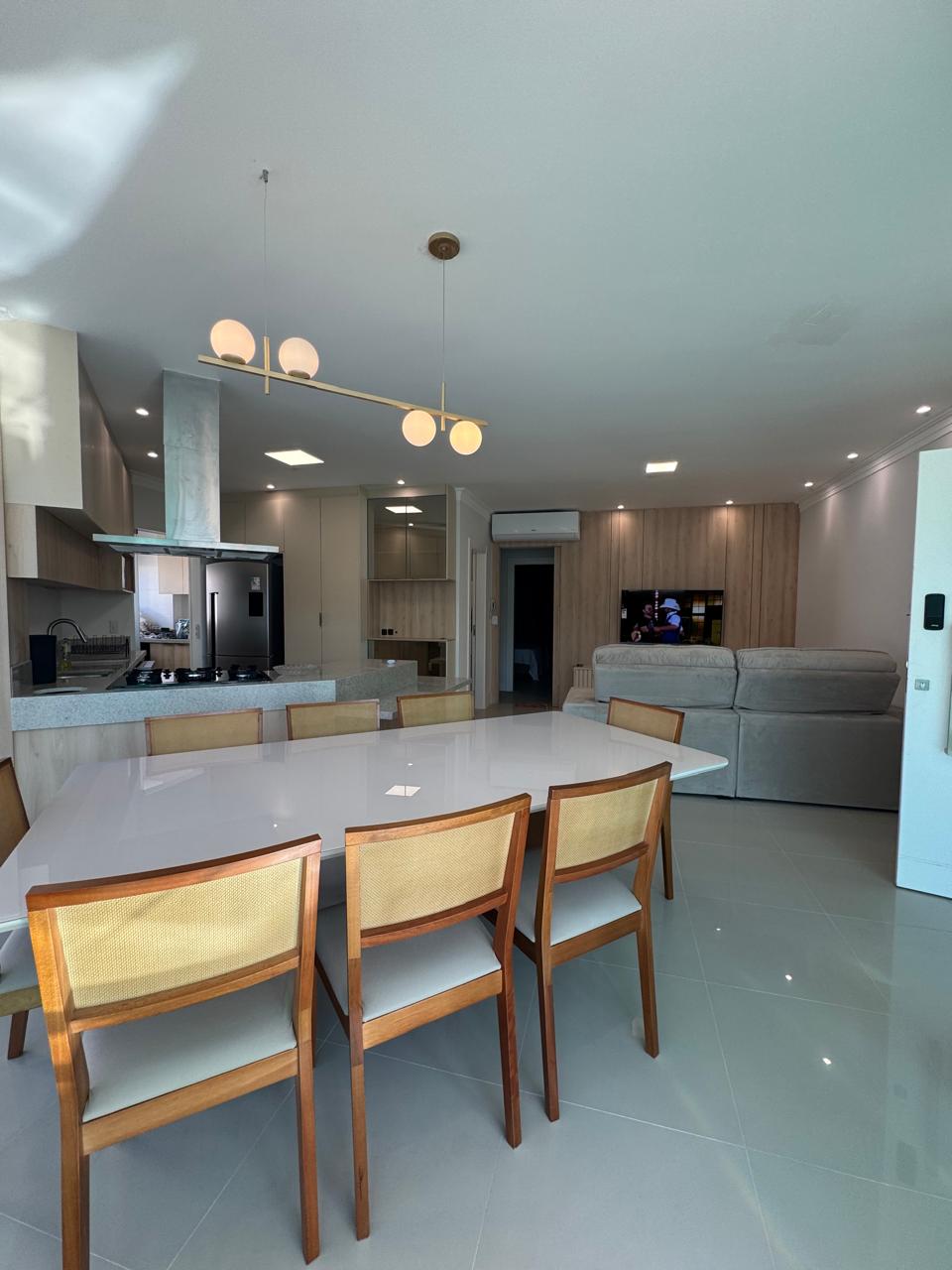 Living integrado do apartamento